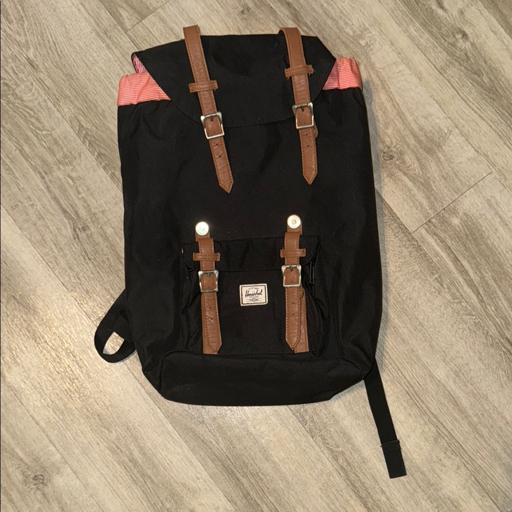 Herschel Supply Company Black and Brown Classic Backpack